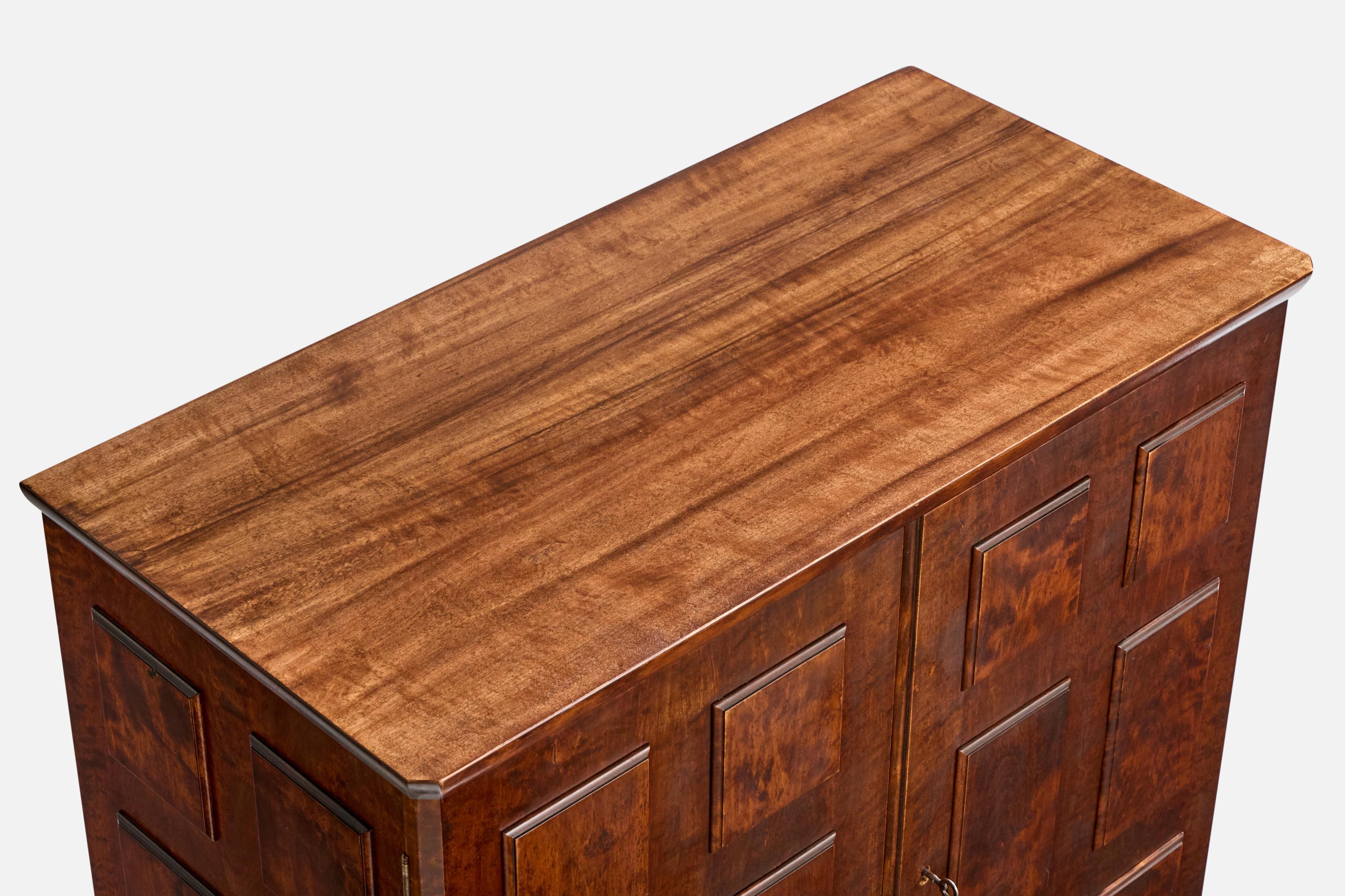 Schwedischer Designer, Schrank, Birke, Schweden, 1930er Jahre im Angebot 2