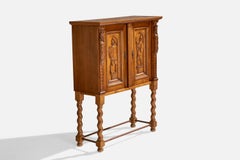 Swedish Designer, Cabinet, Oak, Sweden, 1920s