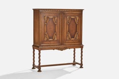 Swedish Designer, Cabinet, Oak, Sweden, 1930s