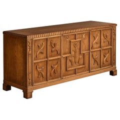 Swedish Designer, Cabinet, Oak, Sweden, 1940s