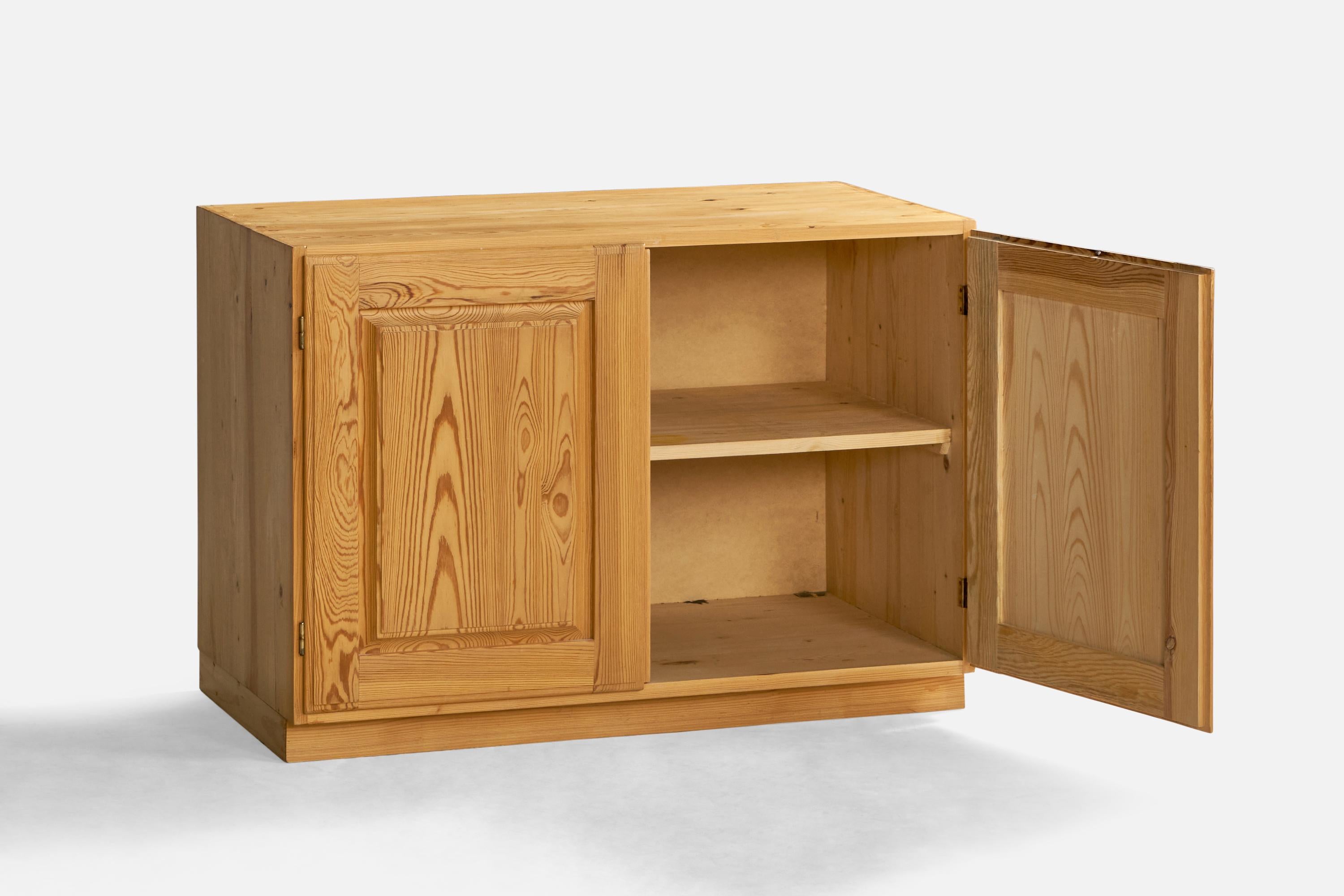 Swedish Designer, Cabinets, Pine, Sweden, 1960s For Sale 1