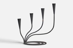 Swedish Designer, Candelabra, Iron, Sweden, 1940s