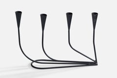 Swedish Designer, Candelabra, Iron, Sweden, 1940s