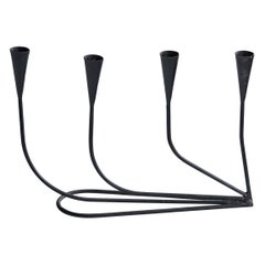 Swedish Designer, Candelabra, Iron, Sweden, 1940s