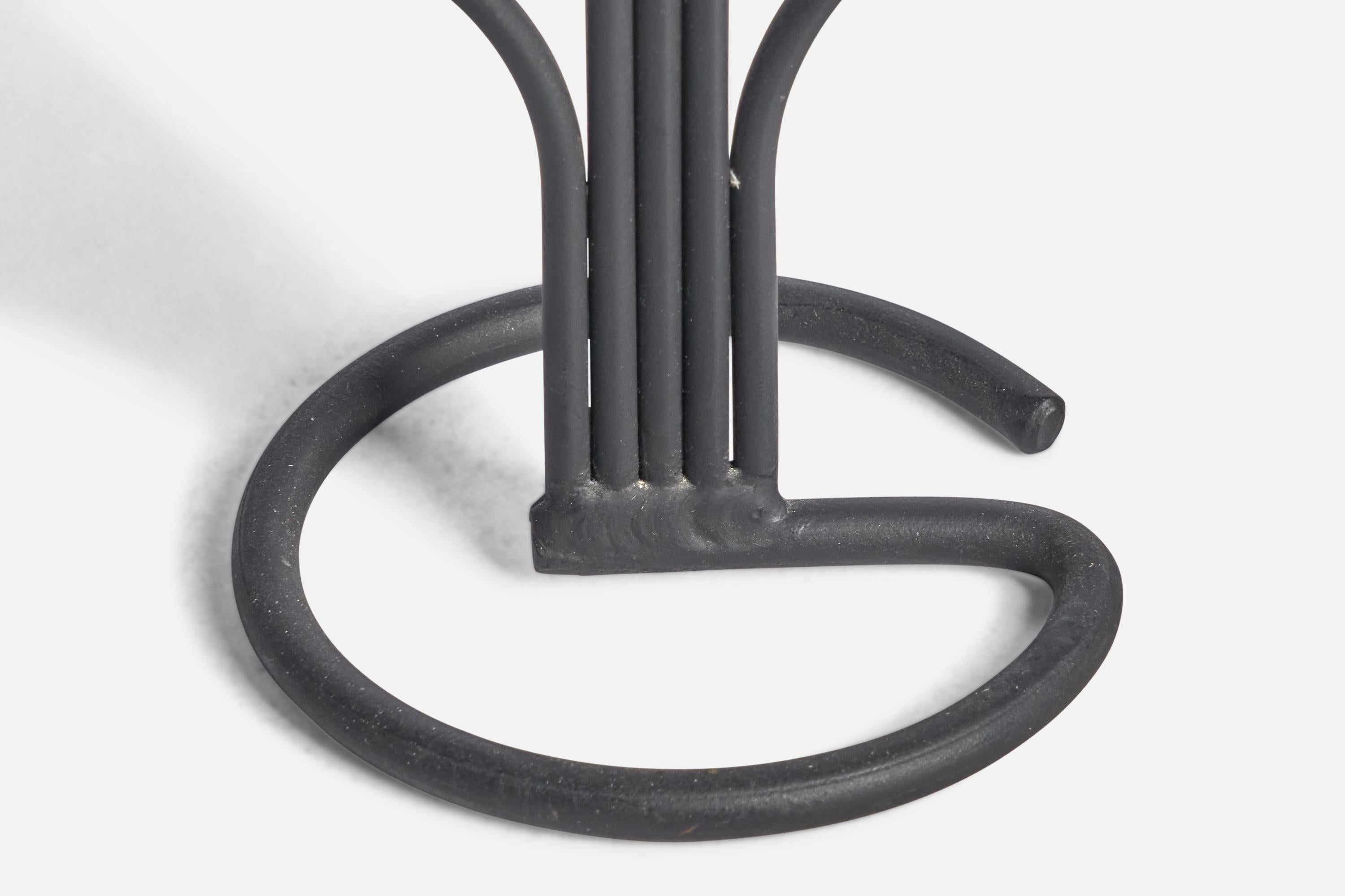 Swedish Designer, Candelabra, Painted Iron, Sweden, 1940s For Sale 1