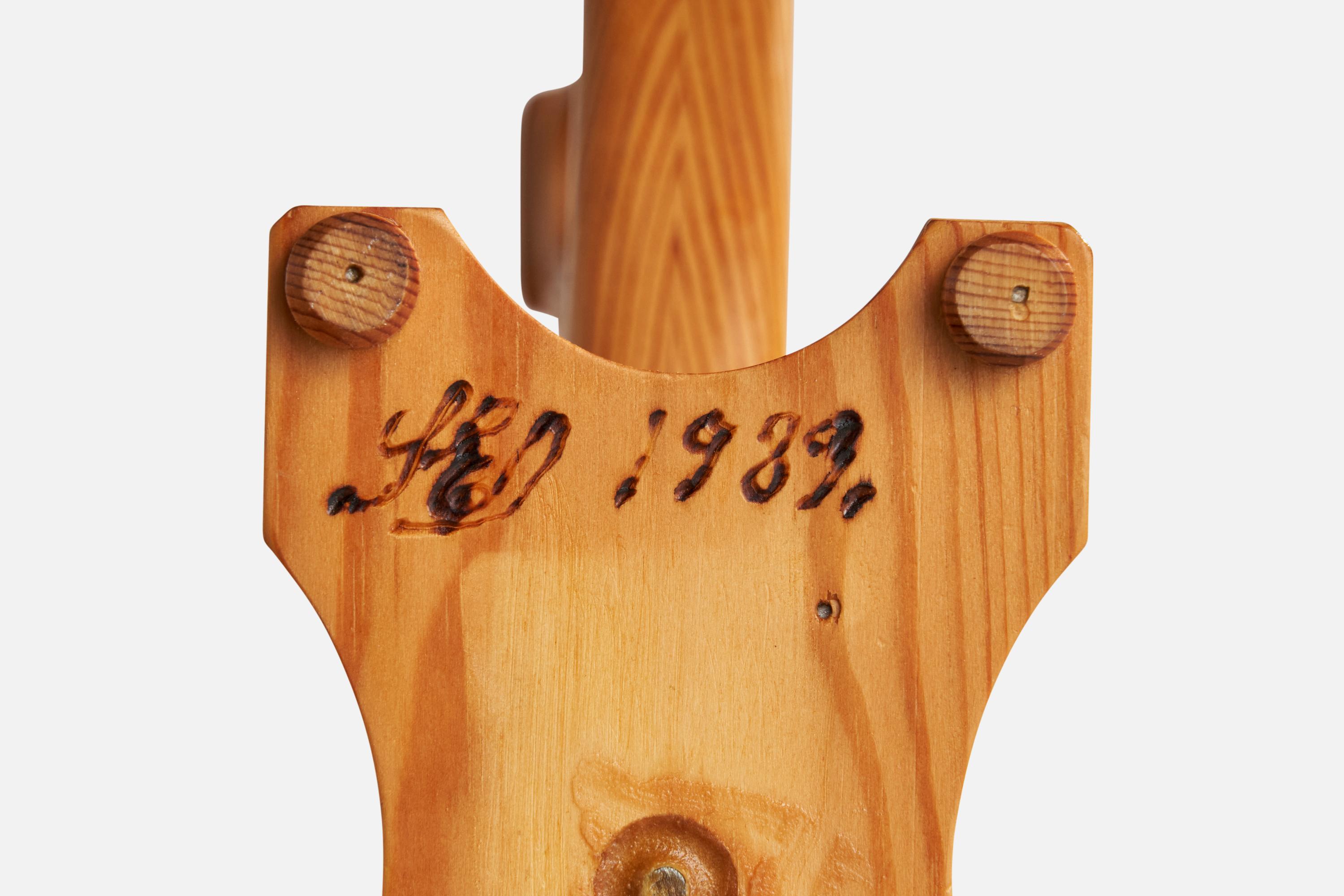 Designer svedese, Candelabro, Pino, Svezia, 1989 in vendita 5