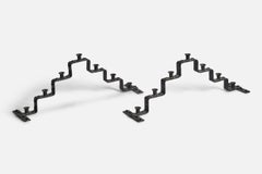 Swedish Designer, Candelabras, Cast Iron, Sweden, 1930s