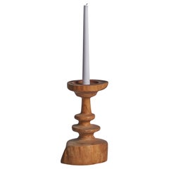 Candeliere di design svedese, Pino, ottone, Svezia, anni '70