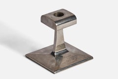 Swedish Designer, Candlestick, Steel, Sweden, 1917