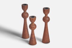 Designer svedese, Candelieri, Teak, Svezia, anni '1970