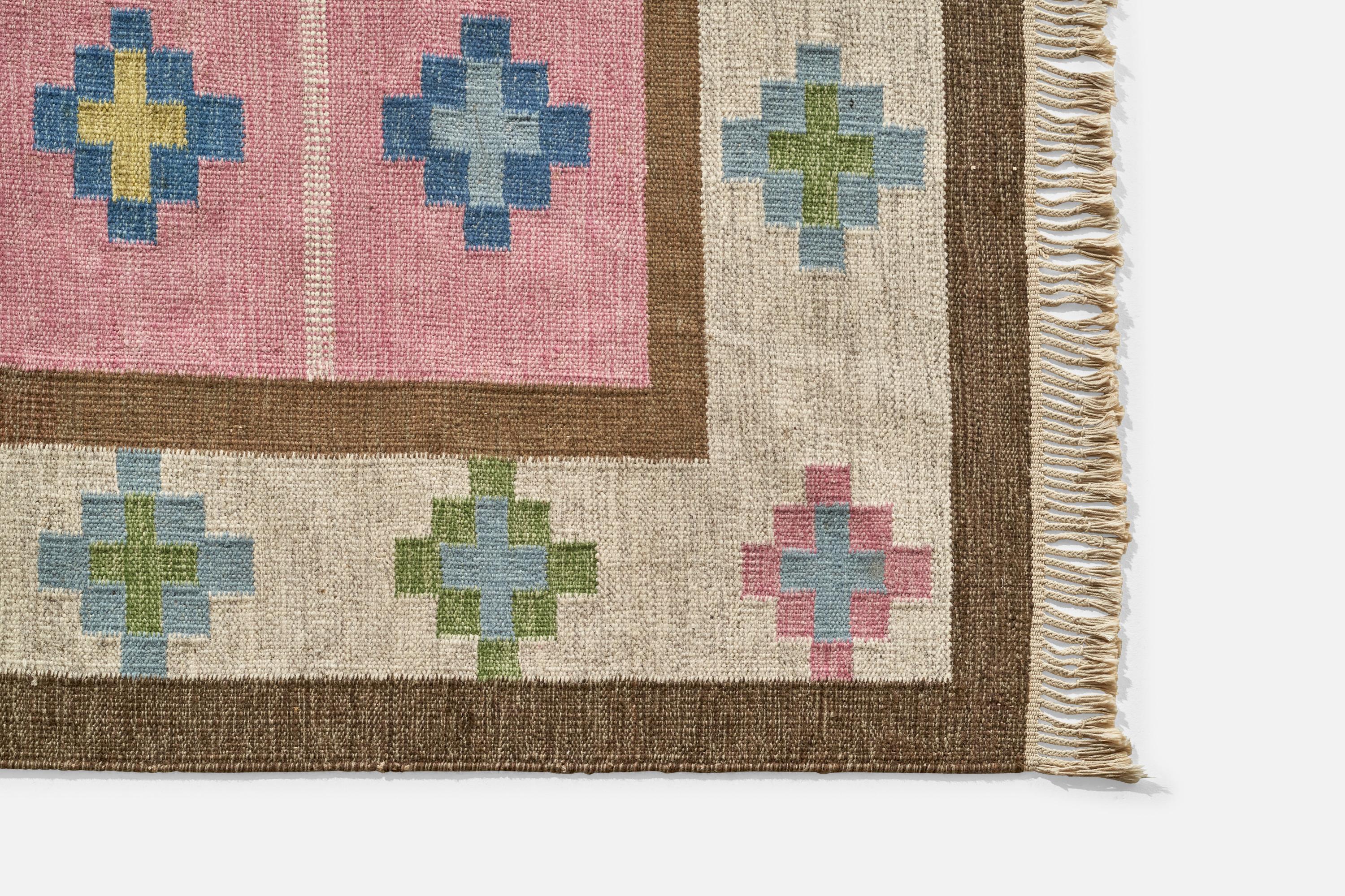 Diseñador sueco, alfombra, lana, Suecia, años 1960 Sueco en venta