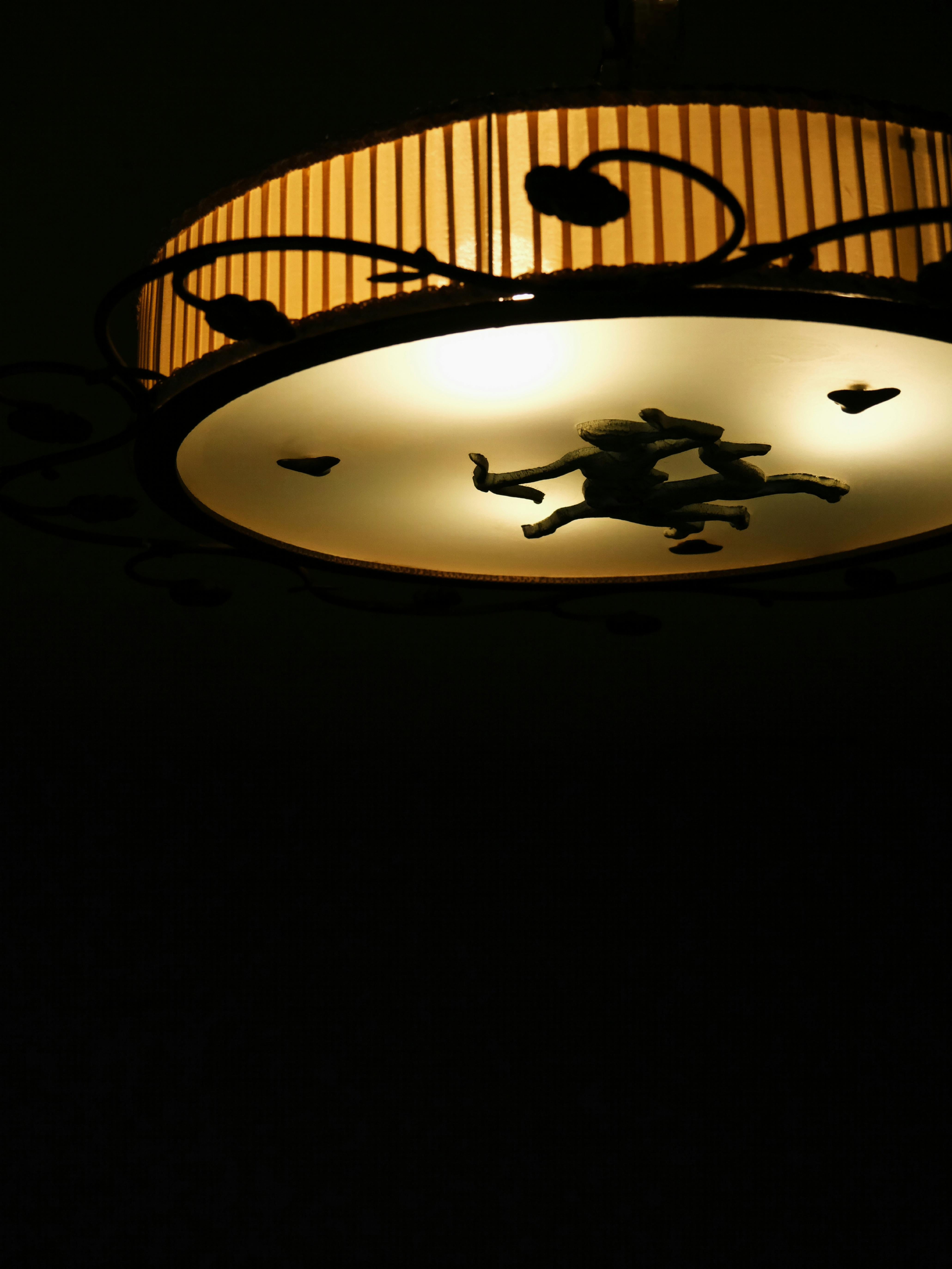 Lampada da soffitto di design svedese di Bjerkås, Svezia, anni '30 in vendita 3