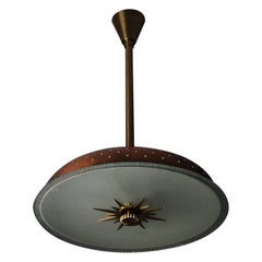 Plafonnier de designer suédois, années 1940