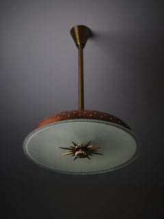 Plafonnier de designer suédois, années 1940