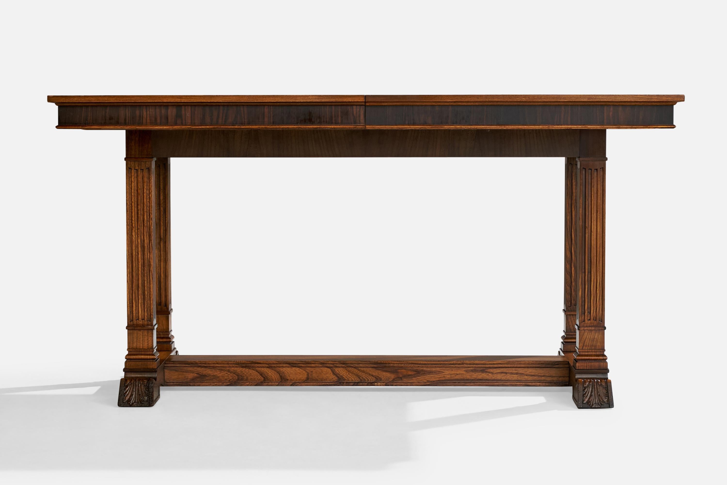 Diseñador sueco, Mesa de centro, Roble, Macassar, Suecia, Años 30 Macasar en venta