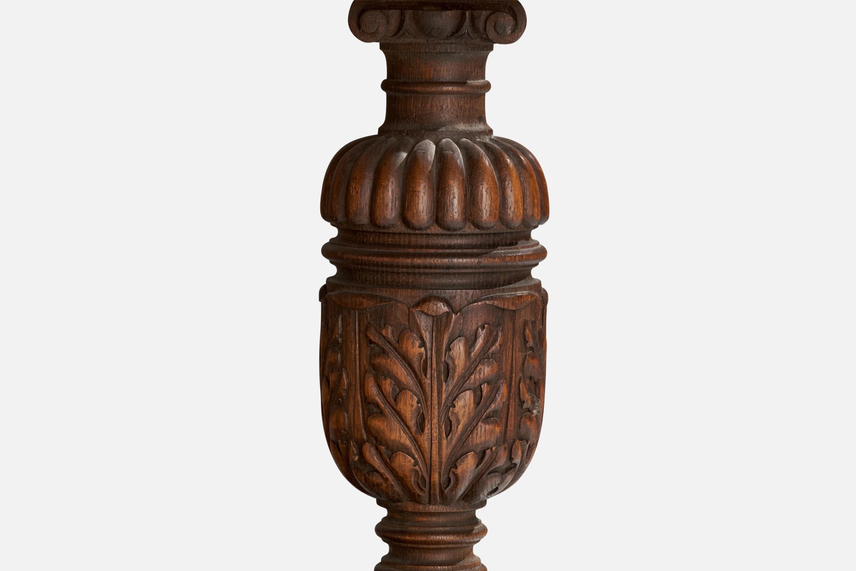 Swedish Designer, Center Table, Oak, Sweden, 1930s For Sale 5
