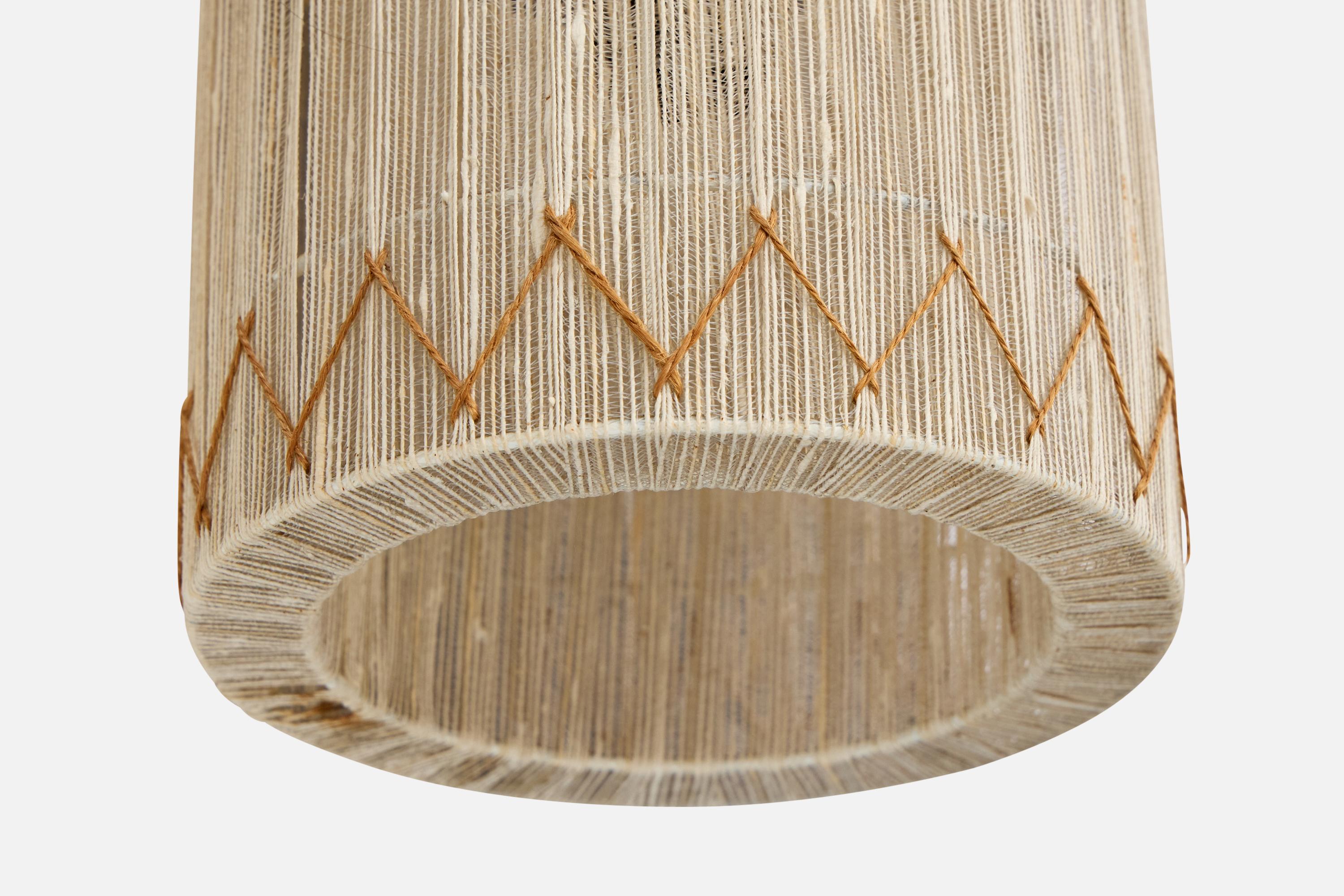 Tissu Designer suédois, lustre, teck, tissu, Suède, années 1950 en vente