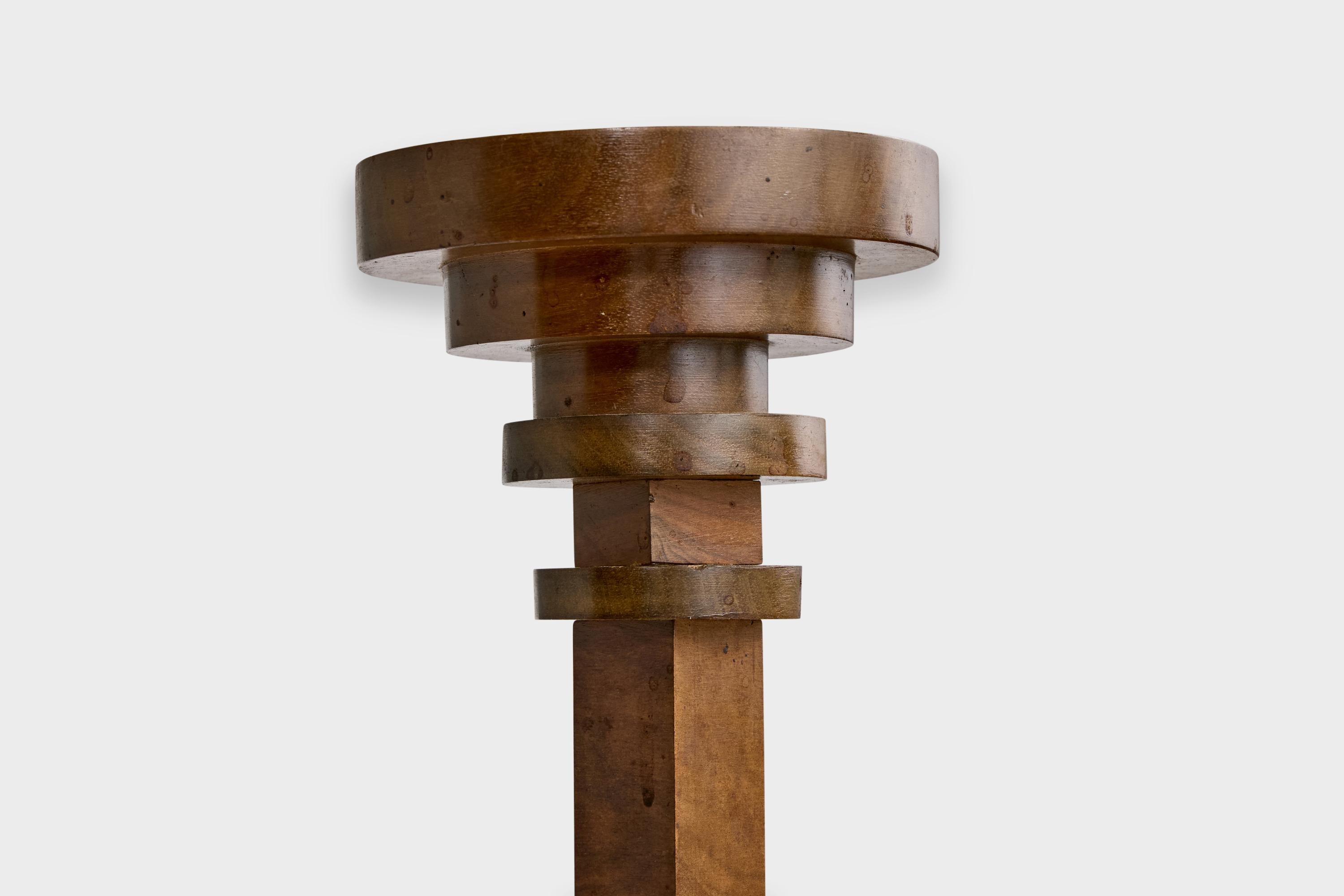Designer svedese, lampadario, Wood, Alabastro, Svezia, anni '20 in vendita 6