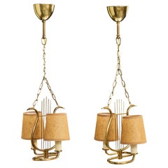 Parchment Paper Chandeliers and Pendants