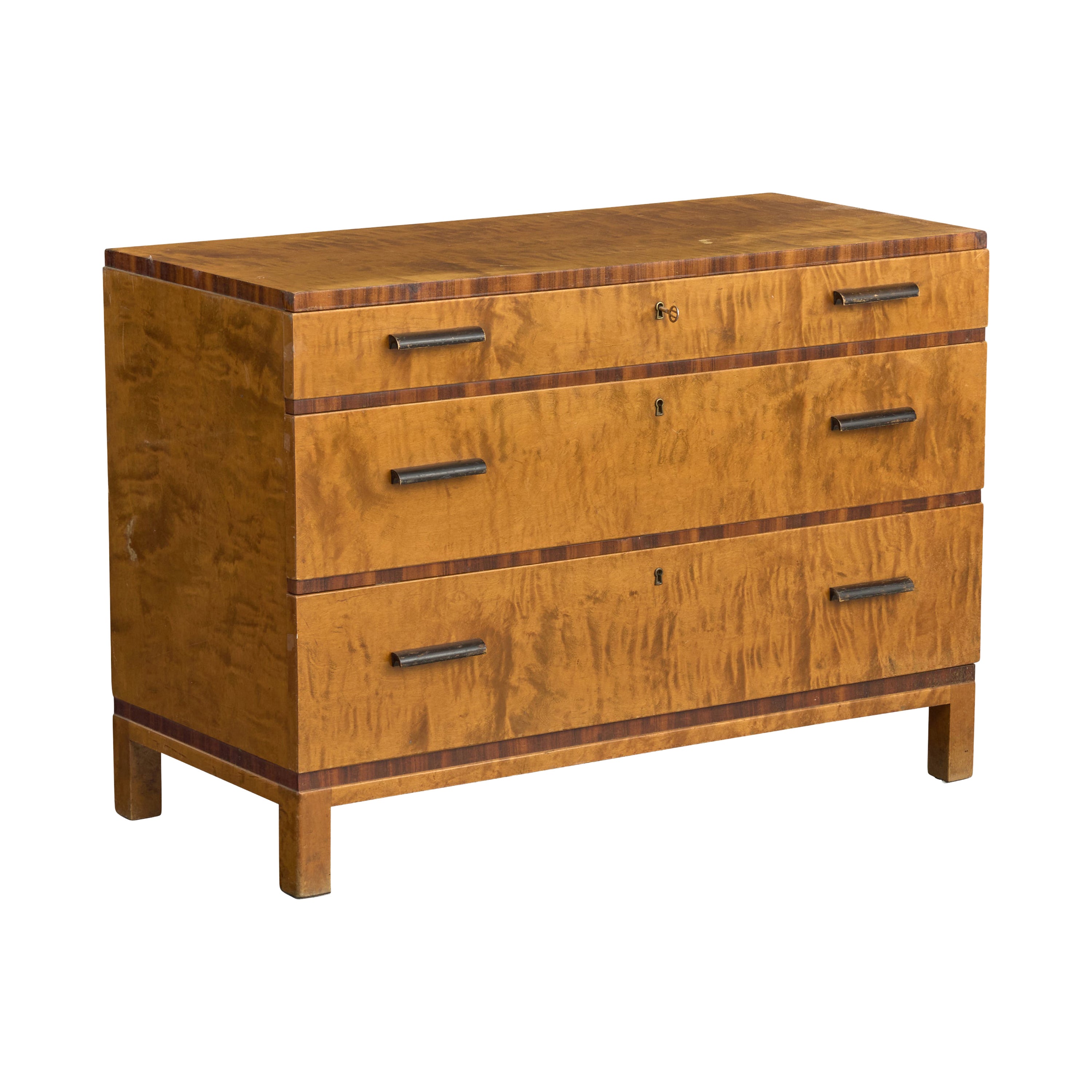 Swedish Designer, Chest of Drawers, Birch, Sweden, 1930s