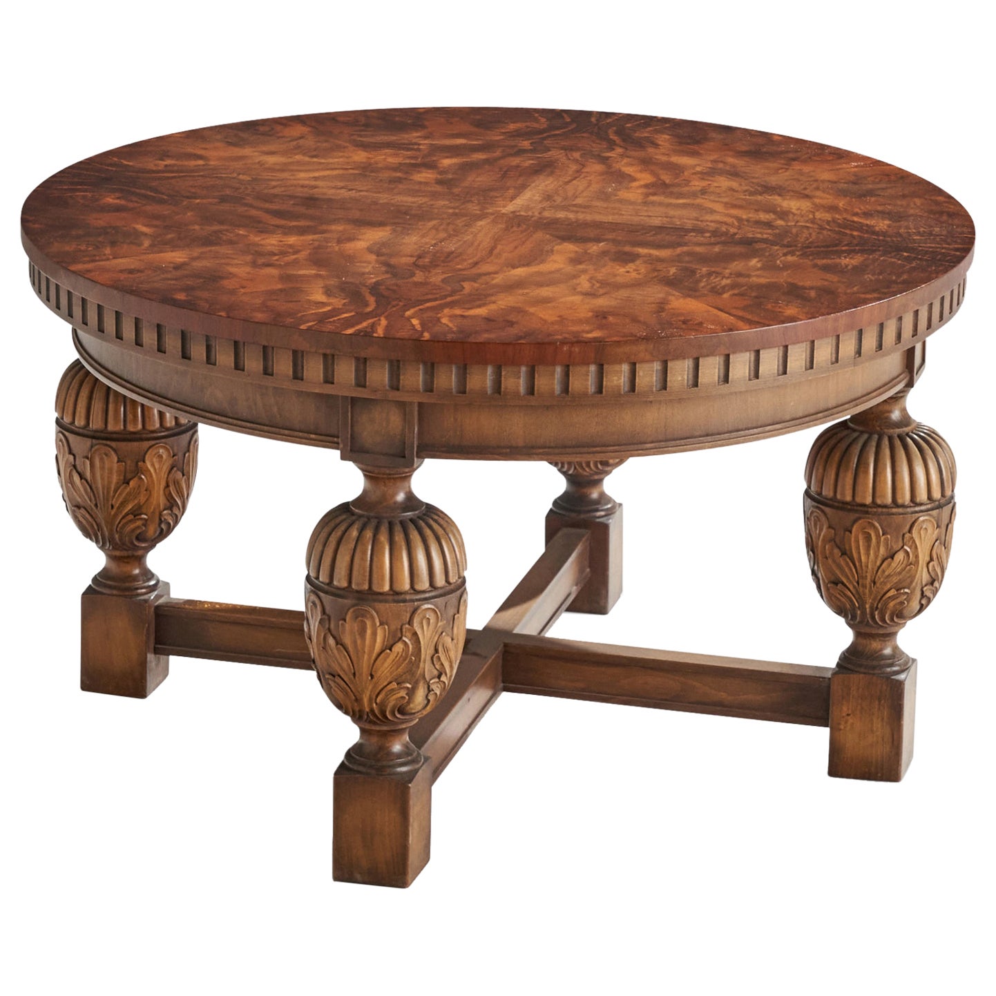 Swedish Designer, Coffee Table, Birch, Sweden, 1930s