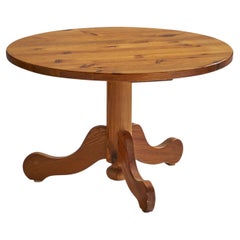 Swedish Designer, Coffee Table, Pine, Sweden, 1970s