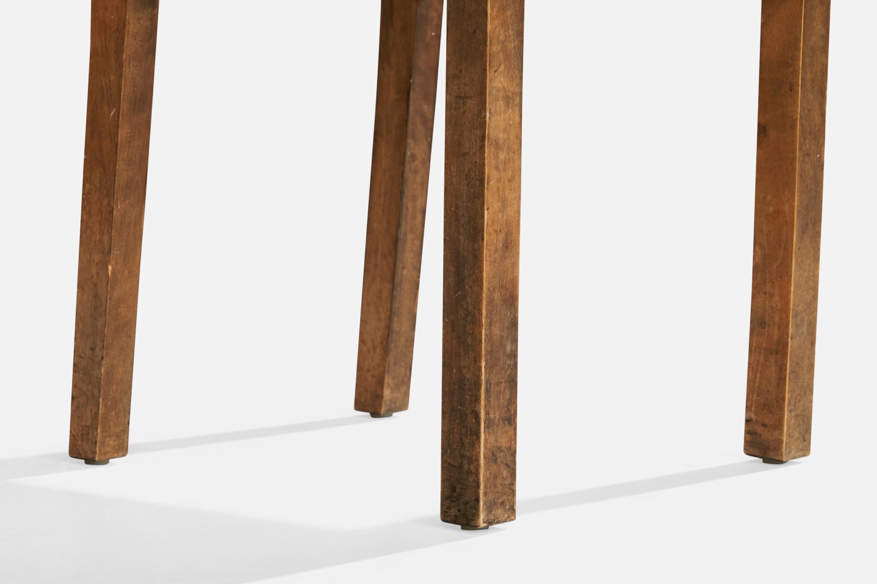 Swedish Designer, Dining Chairs, Birch, Sweden, 1930s For Sale 5