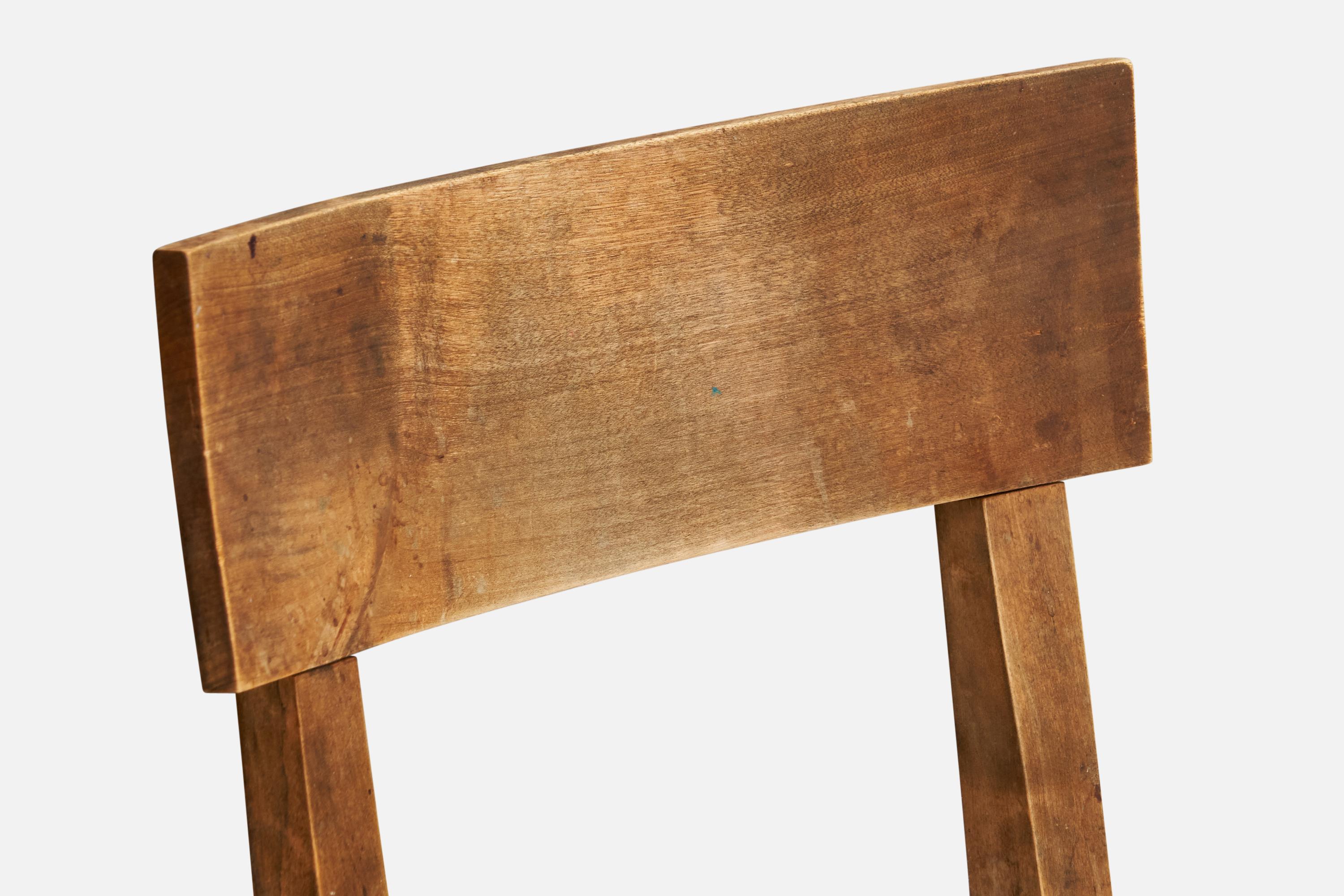 Swedish Designer, Dining Chairs, Birch, Sweden, 1930s For Sale 3