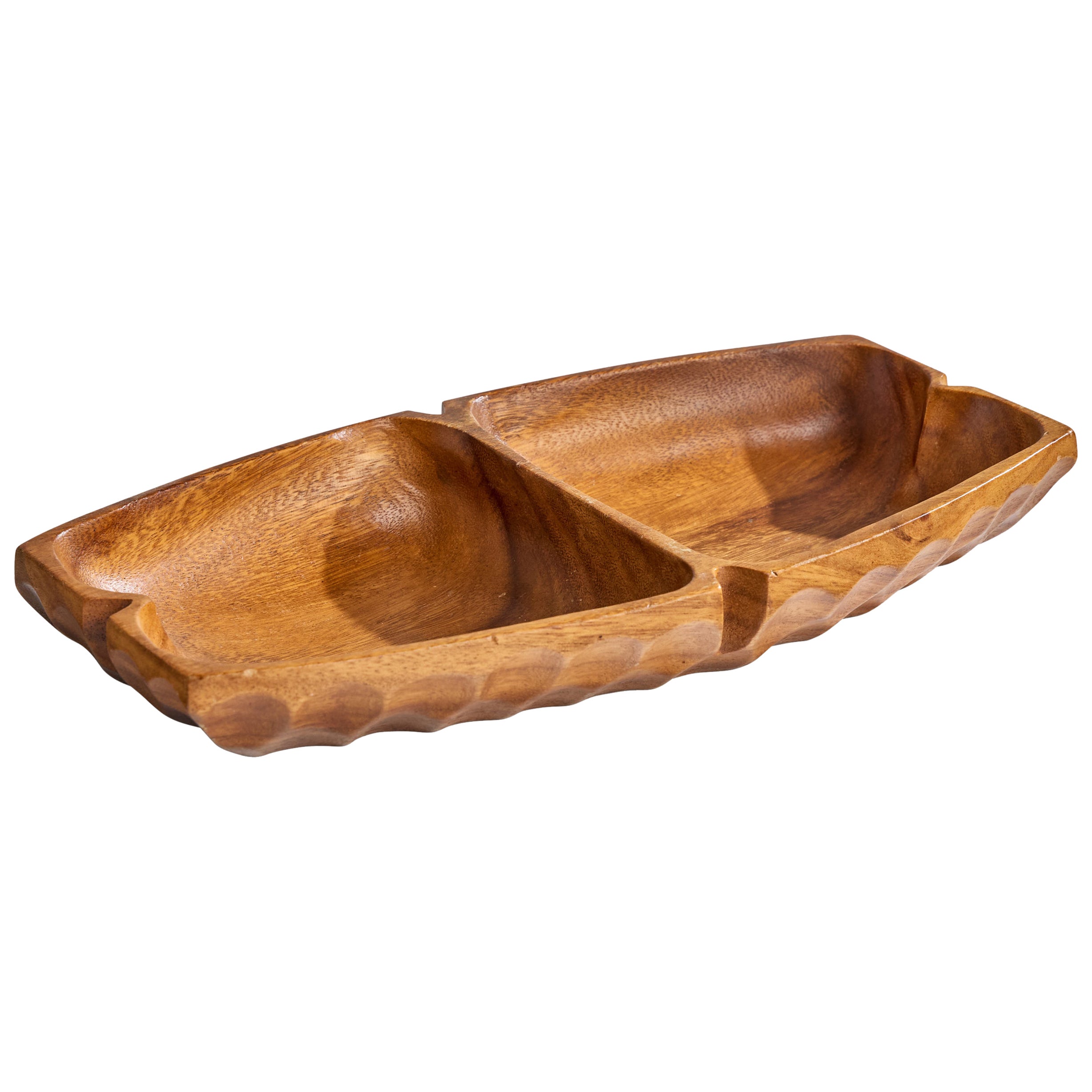 Piatto di design svedese, Teak, Svezia, anni '50 in vendita