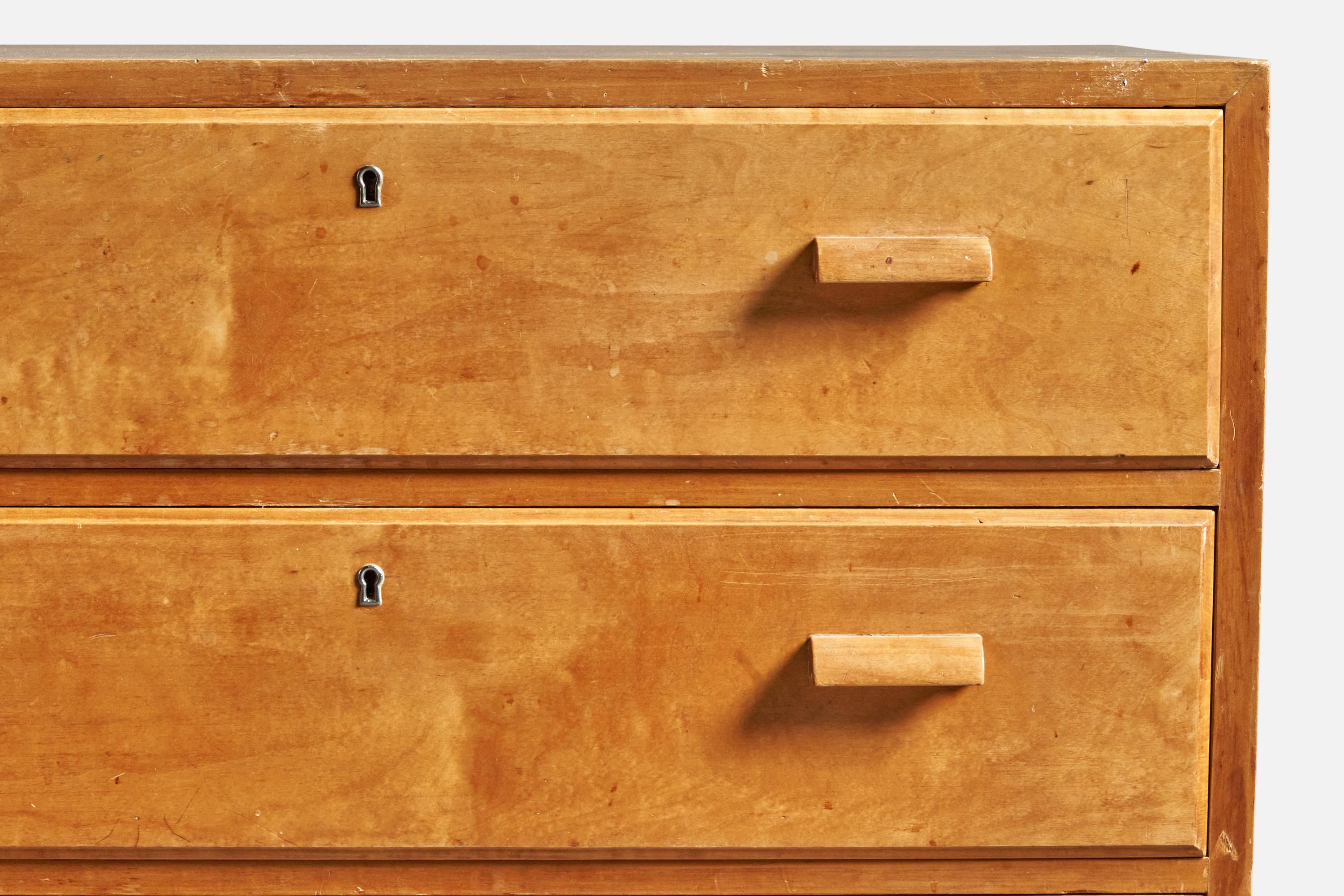Mid-20th Century Swedish Designer, Dresser, Wood, Sweden, 1930s