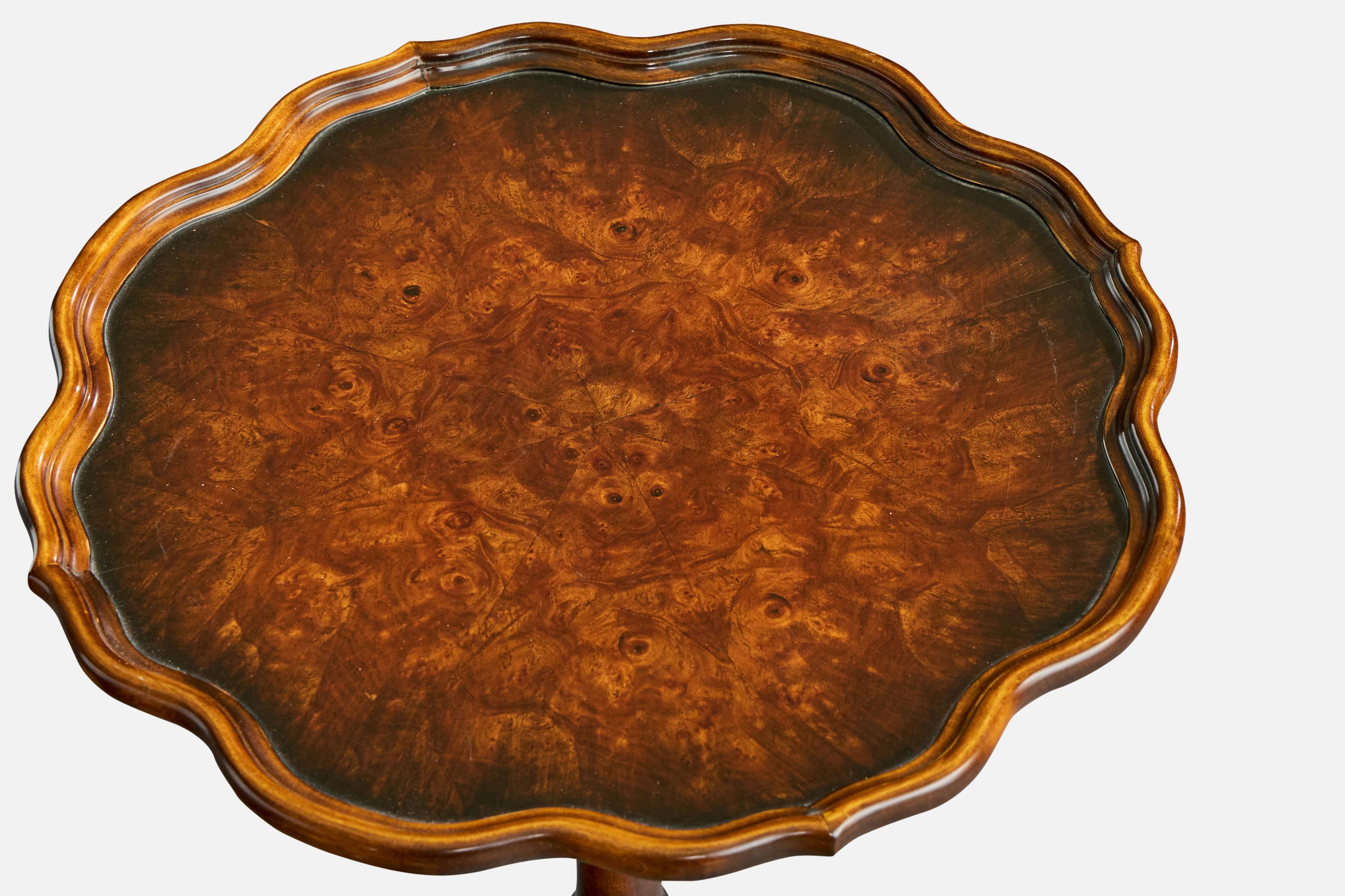 Swedish Designer, End Tables, Birch, Burl, Sweden, 1930s For Sale 2