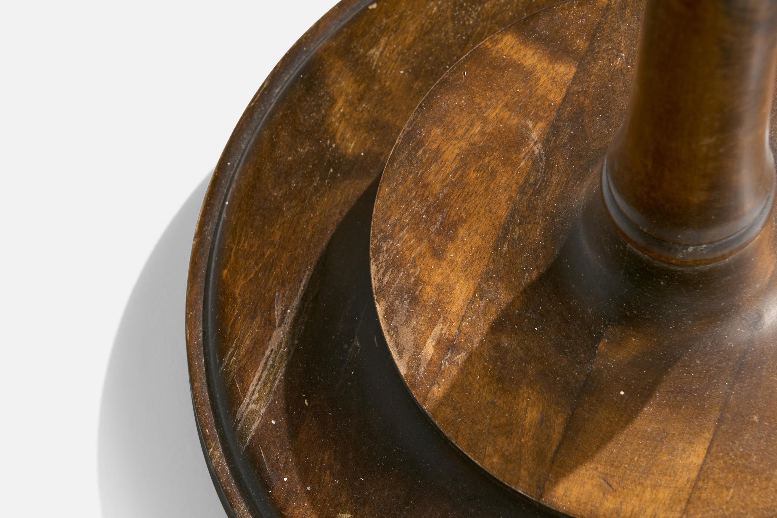 Designer suédois, lampadaire, bouleau, tissu, Suède, années 1920 en vente 5