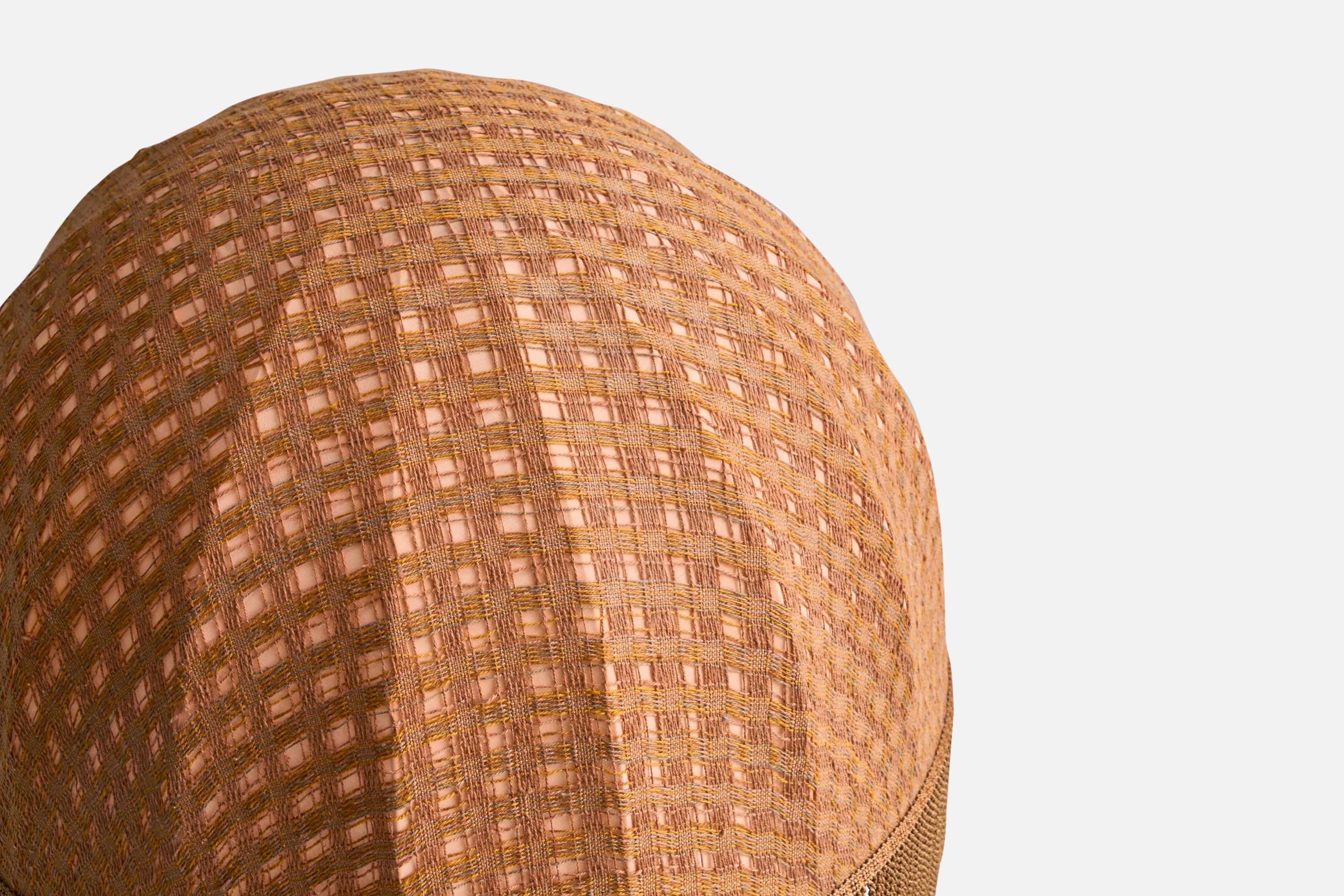 Début du 20ème siècle Designer suédois, lampadaire, bouleau, tissu, Suède, années 1920 en vente