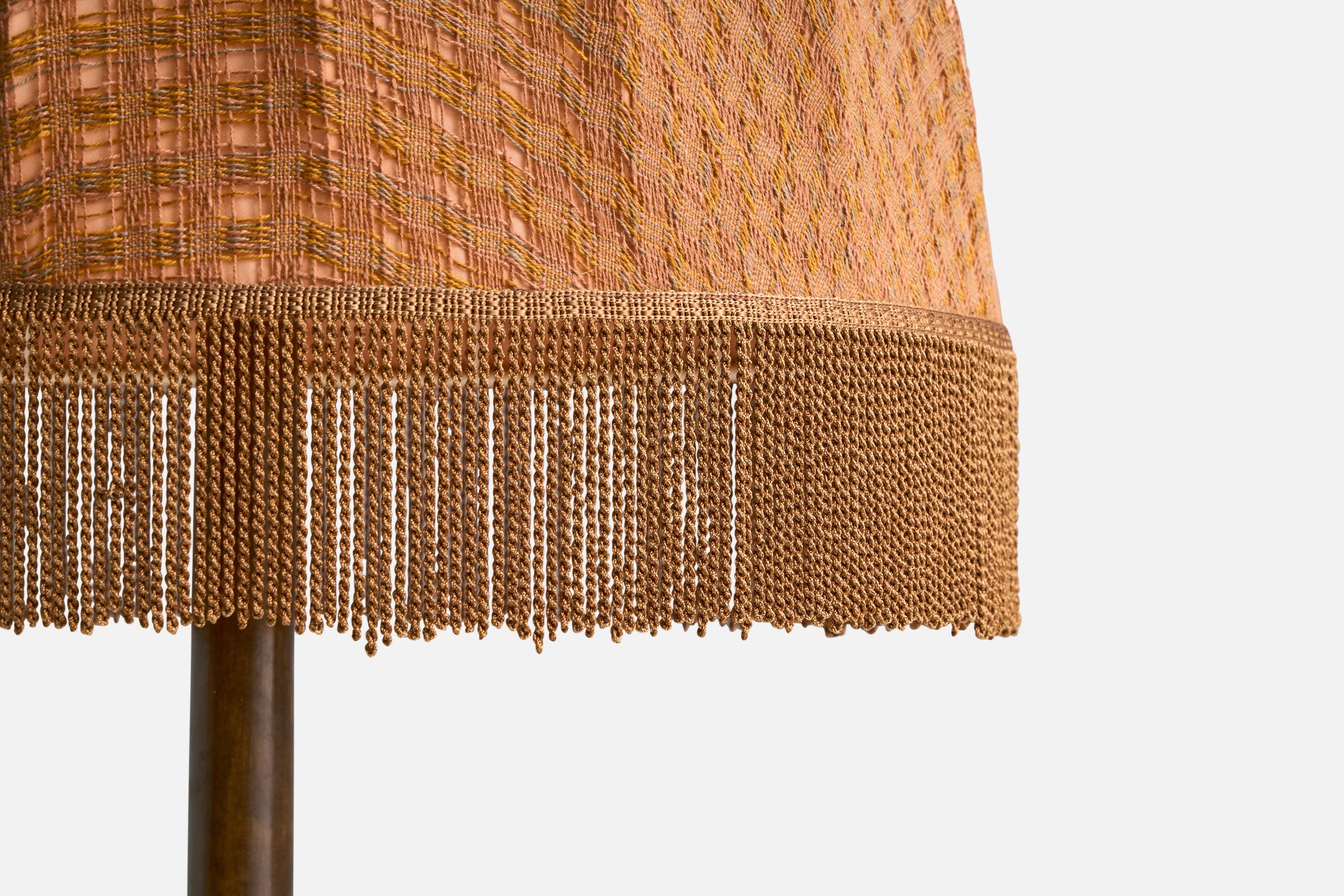 Tissu Designer suédois, lampadaire, bouleau, tissu, Suède, années 1920 en vente