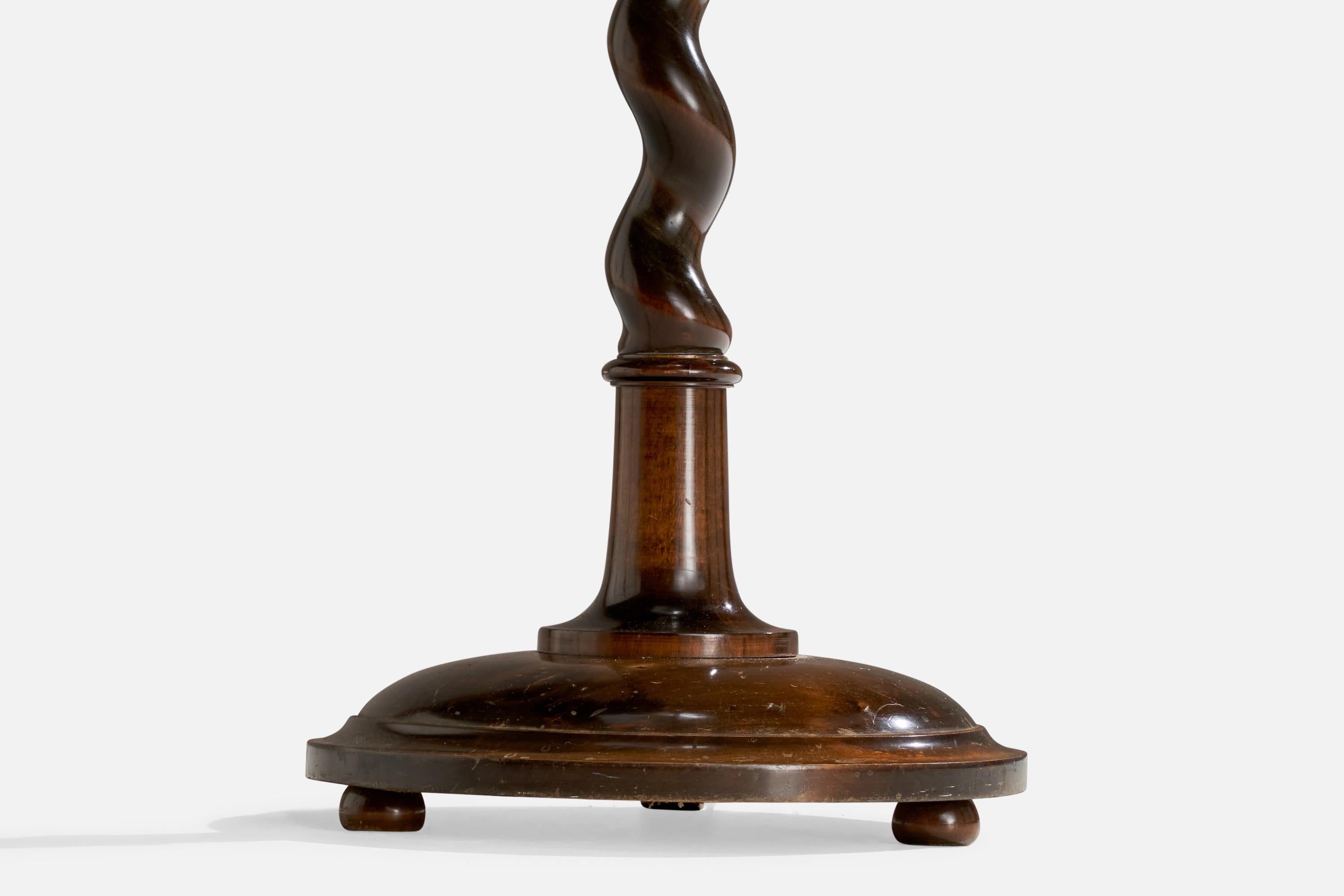 Tissu Designer suédois, lampadaire, bouleau, tissu, Suède, années 1920 en vente