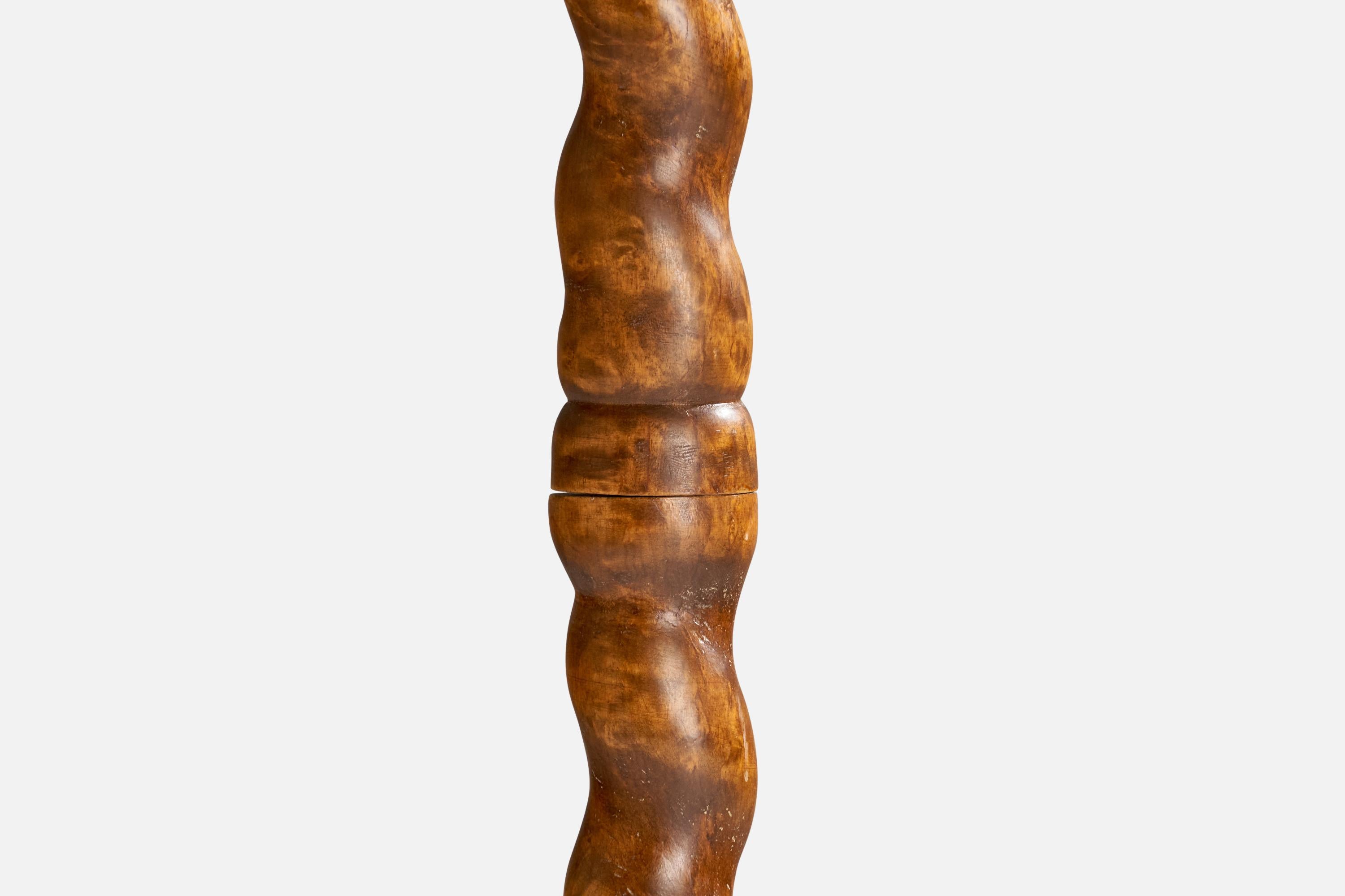 Velours Designer suédois, lampadaire, bouleau, velours, Suède, années 1930 en vente