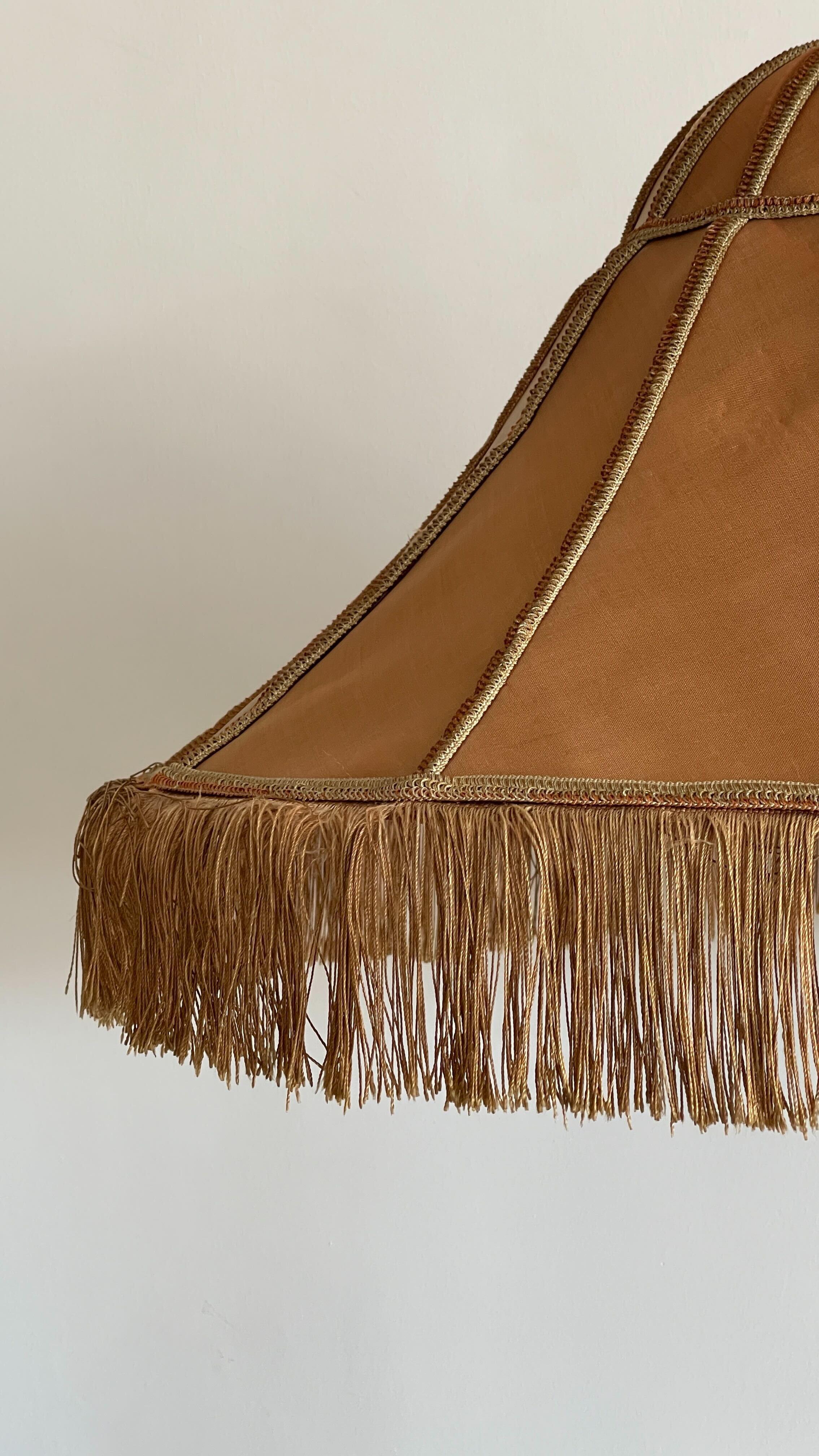 Swedish Designer, Floor Lamp, Wood, Fabric, Sweden, c. 1930s 1