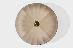 Designer svedese, montatura ad incasso, tessuto, ottone, Svezia, anni '1950