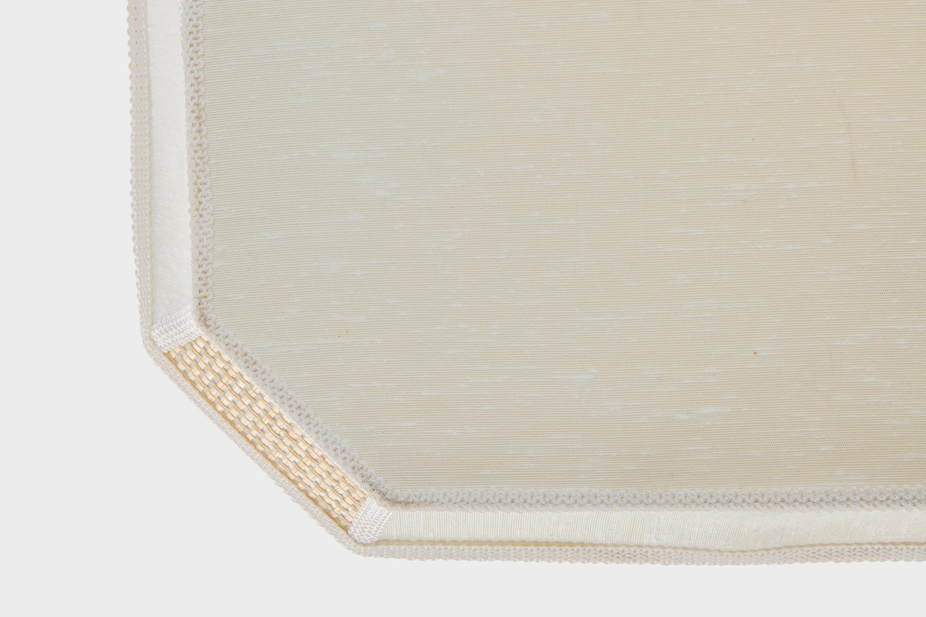 Swedish Designer, Flush Mount, Fabric, Raffia, Sweden, 1970s For Sale 4