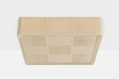 Schwedischer Designer, Einbaubeleuchtung, Stoff, Schweden, 1950er Jahre