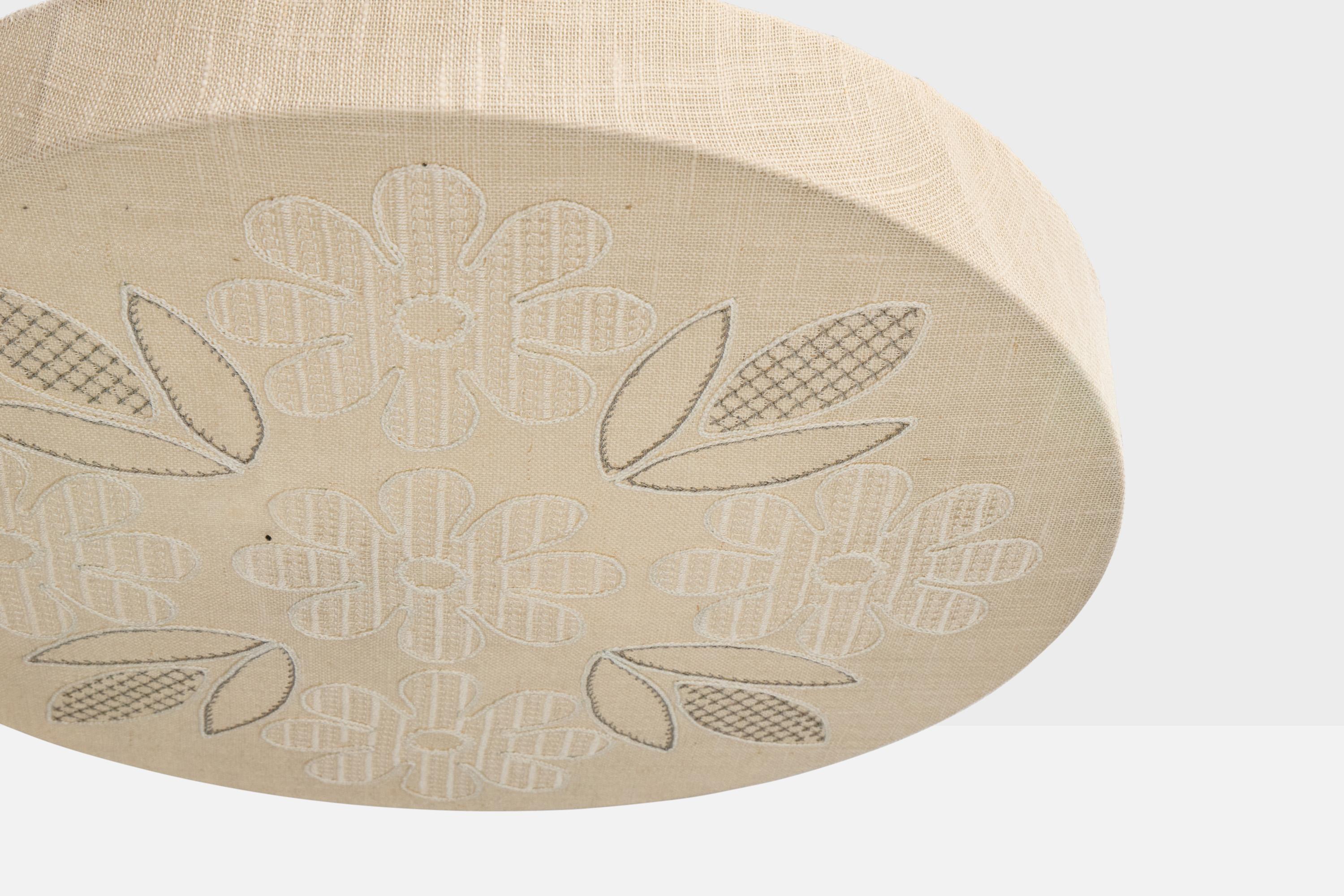 Milieu du XXe siècle Designer suédois, affleurant, tissu, Suède, années 1950 en vente
