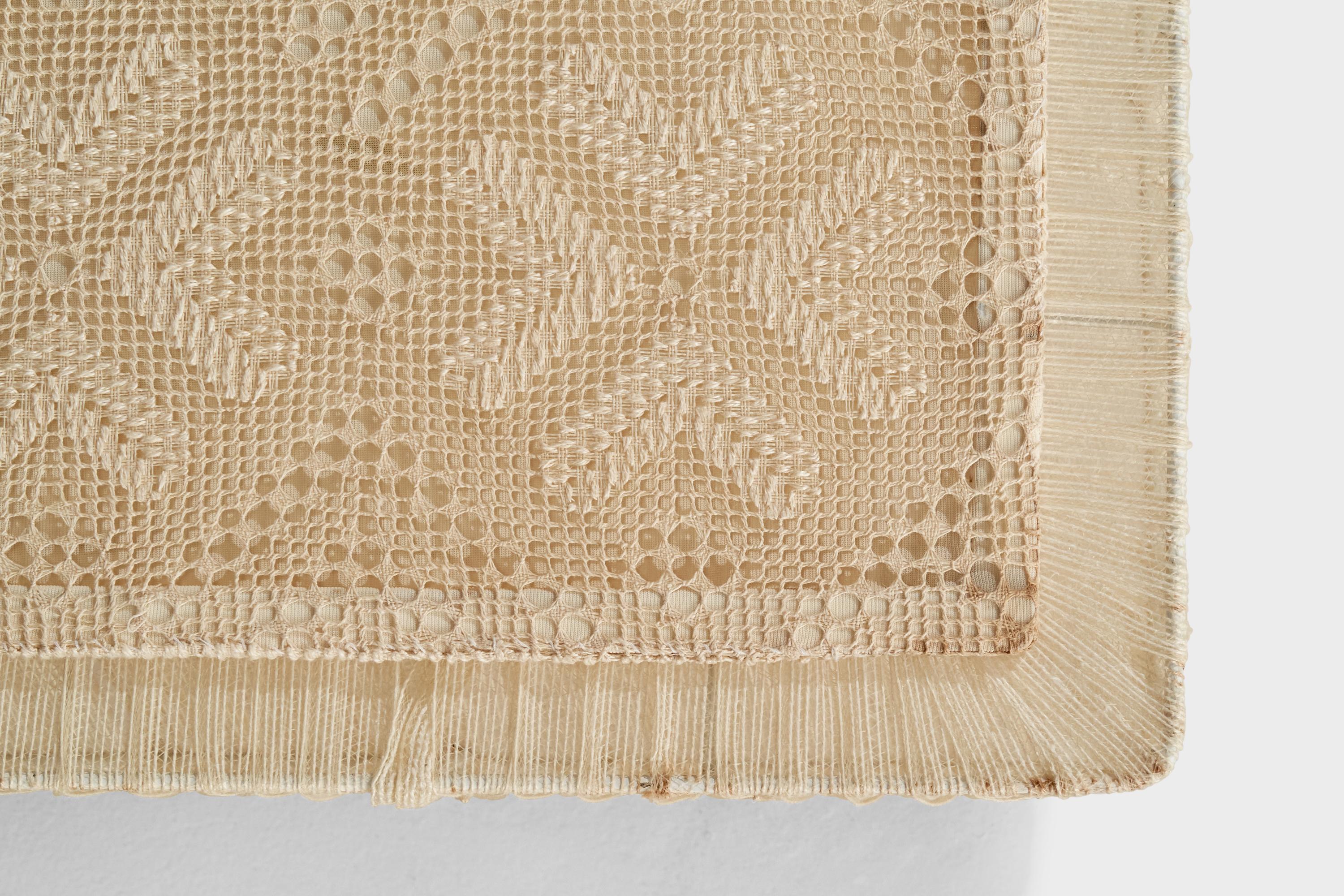 Swedish Designer, Flush Mount, Fabric, Sweden, 1950s 1