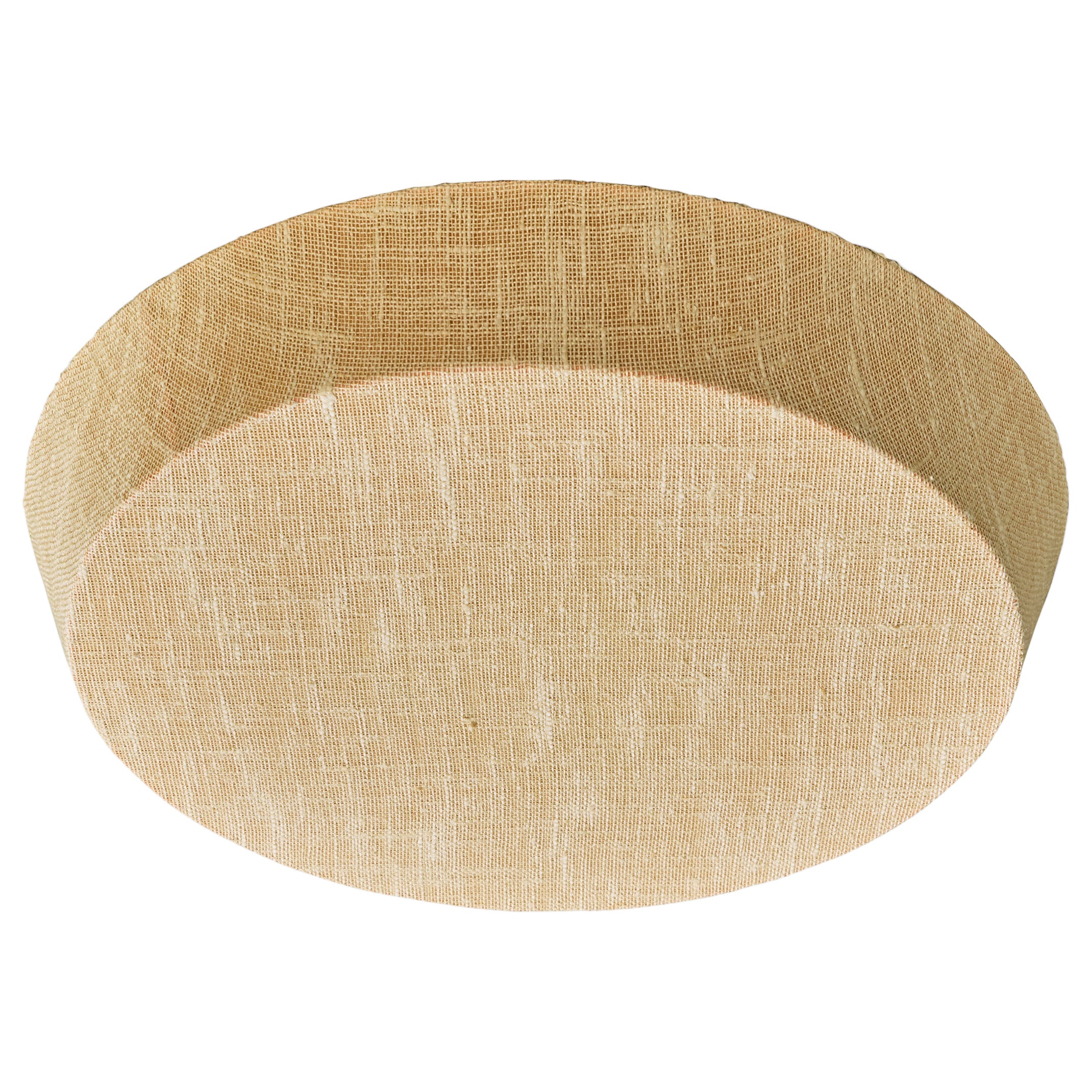 Swedish Designer, Flush Mount, Fabric, Sweden, 1950s