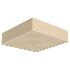 Schwedischer Designer, Einbaubeleuchtung, Stoff, Schweden, 1950er Jahre