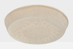 Swedish Designer, Flush Mount, Fabric, Sweden, 1960s
