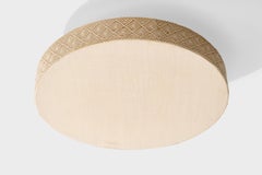 Swedish Designer, Flush Mount, Fabric, Sweden, 1960s