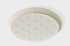 Schwedischer Designer, Einbaubeleuchtung, Stoff, Schweden, 1960er Jahre