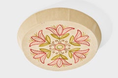 Swedish Designer, Flush Mount, Fabric, Sweden, 1960s