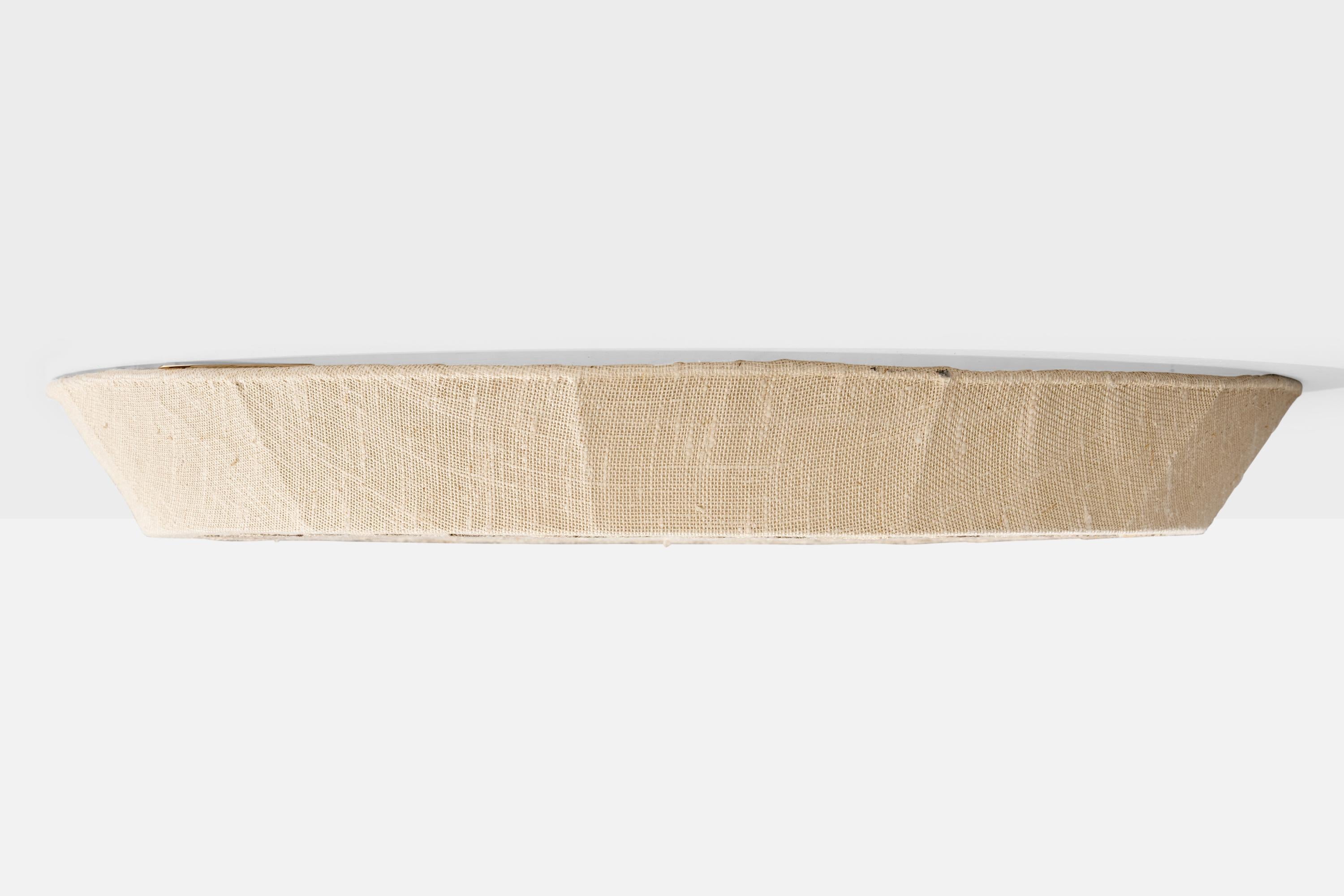 Schwedischer Designer, Einbaubeleuchtung, Stoff, Schweden, 1960er Jahre (Moderne der Mitte des Jahrhunderts) im Angebot