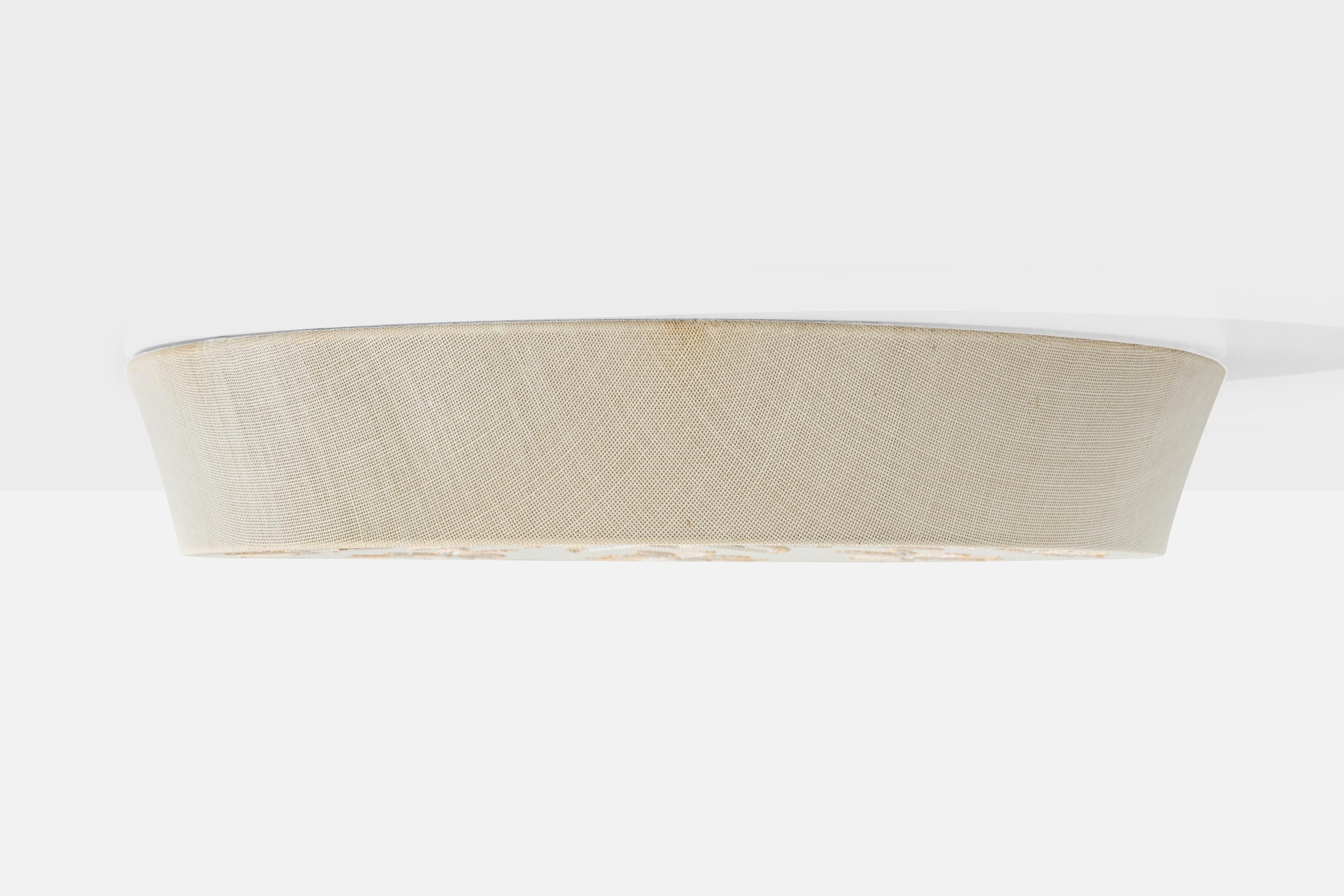 Suédois Designer suédois, affleurant, tissu, Suède, années 1960 en vente